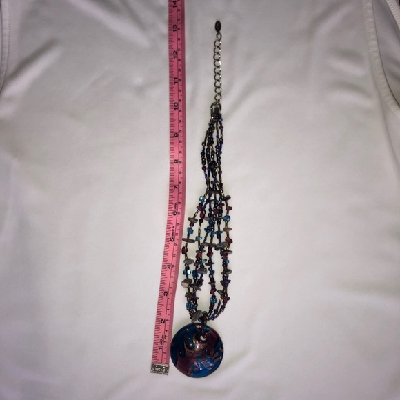 Blue/Purple Necklace Set - Picture 9 of 12